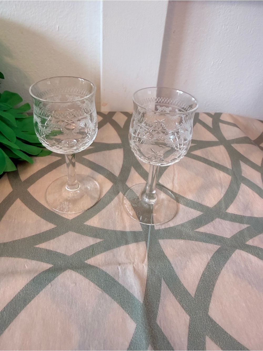 💫10/$25 • Crystal Shot/Cordial Glass Duo